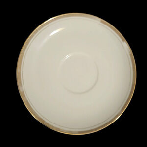 Royalton China Co Japan Translucent Porcelain Gold Trim Saucers Set of 4